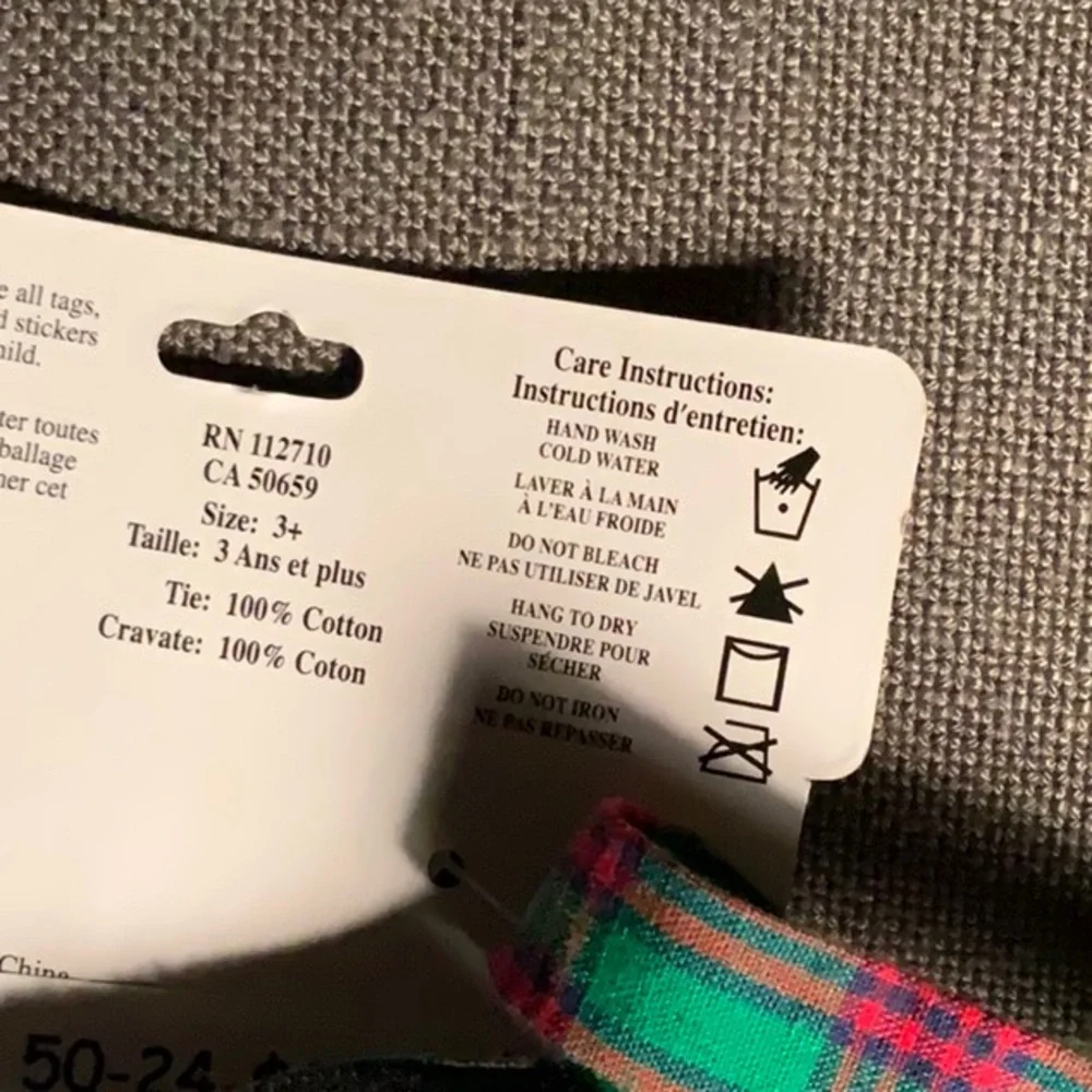 NWT Little Boys Velcro Necktie